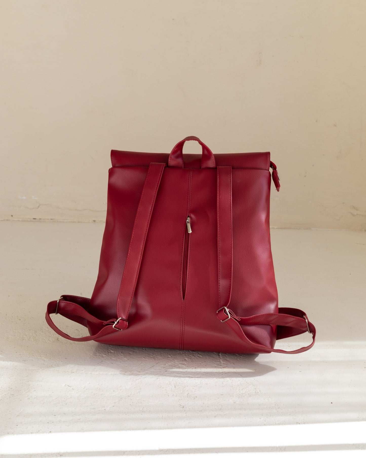 MAXIME Merlot Large Elegant Backpack - zoe & co