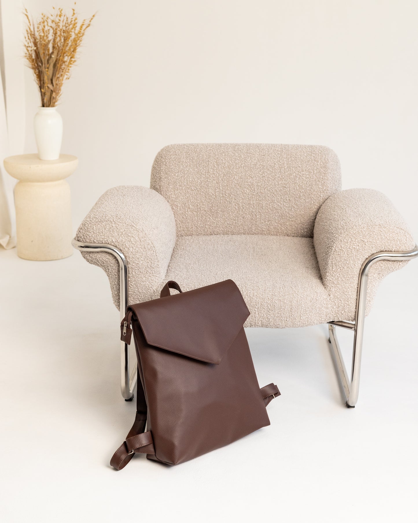 MAXIME Mokka Large Elegant Backpack - zoe & co