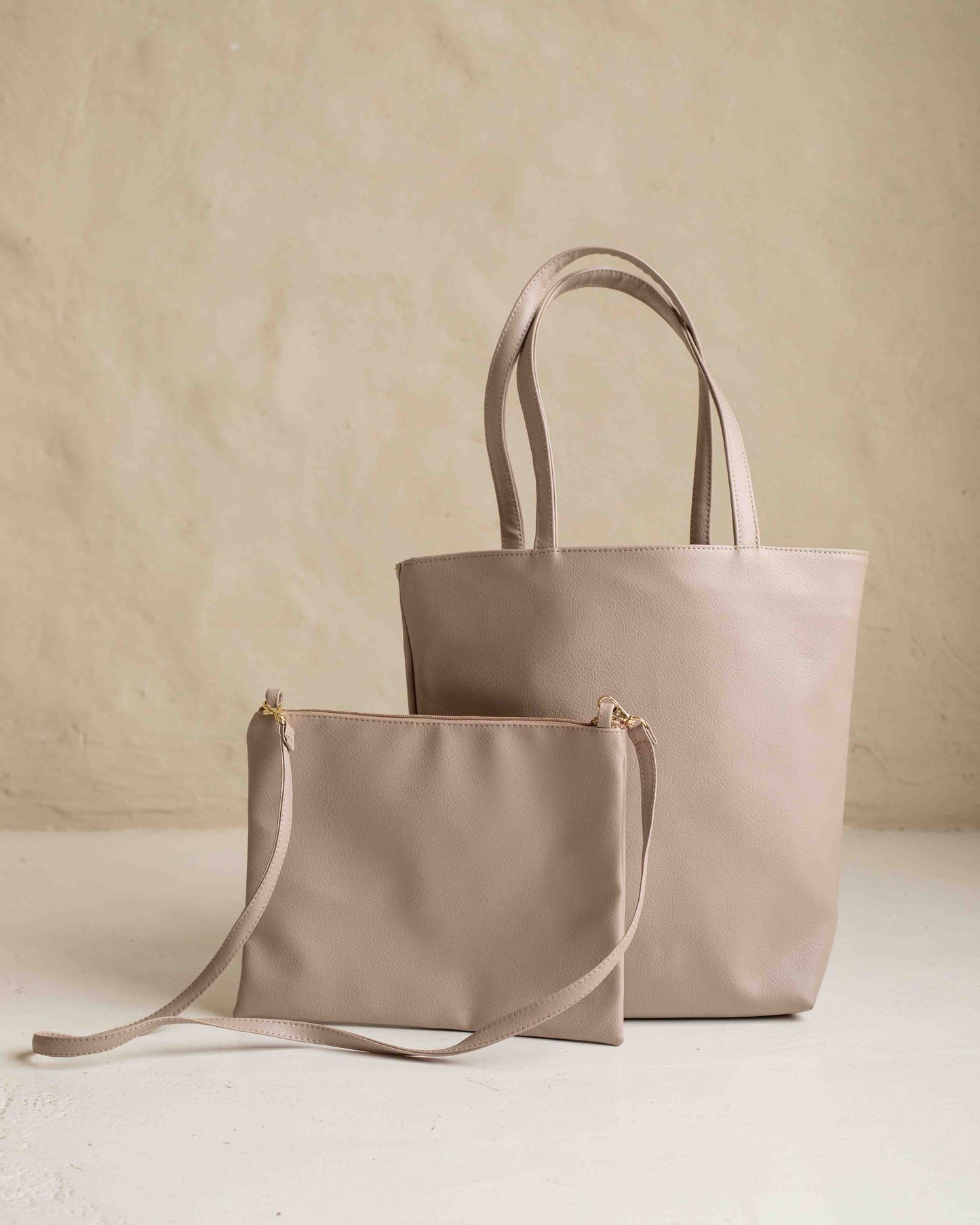 IN STOCK - IRIS Tan Tote Bag Combo