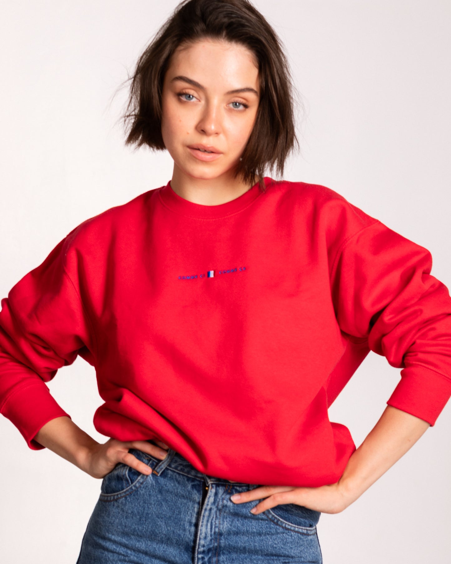 IN STOCK - JSYT Comme ci Comme ça Red Sweater - zoe & co