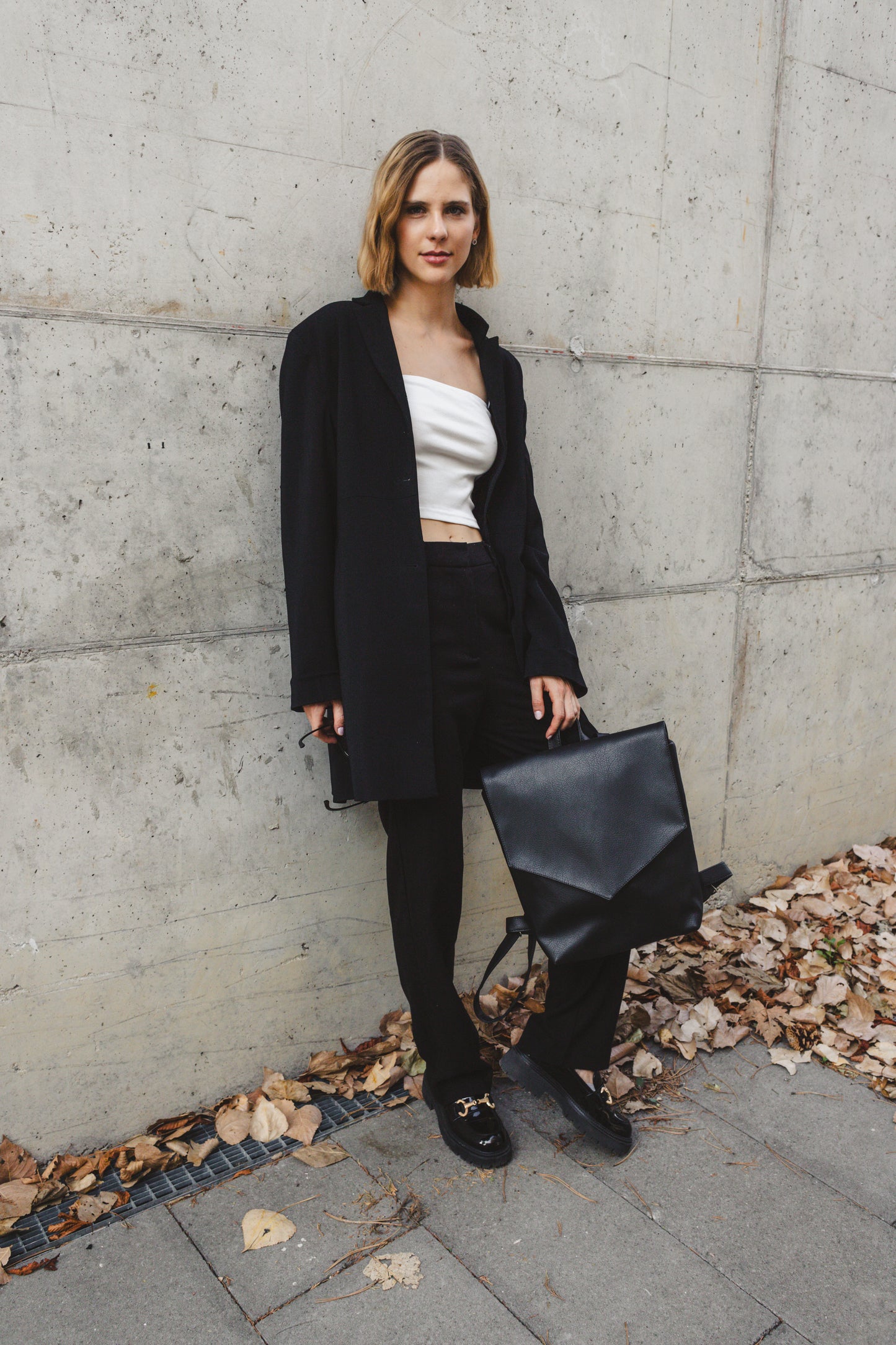 LINE Black Backpack