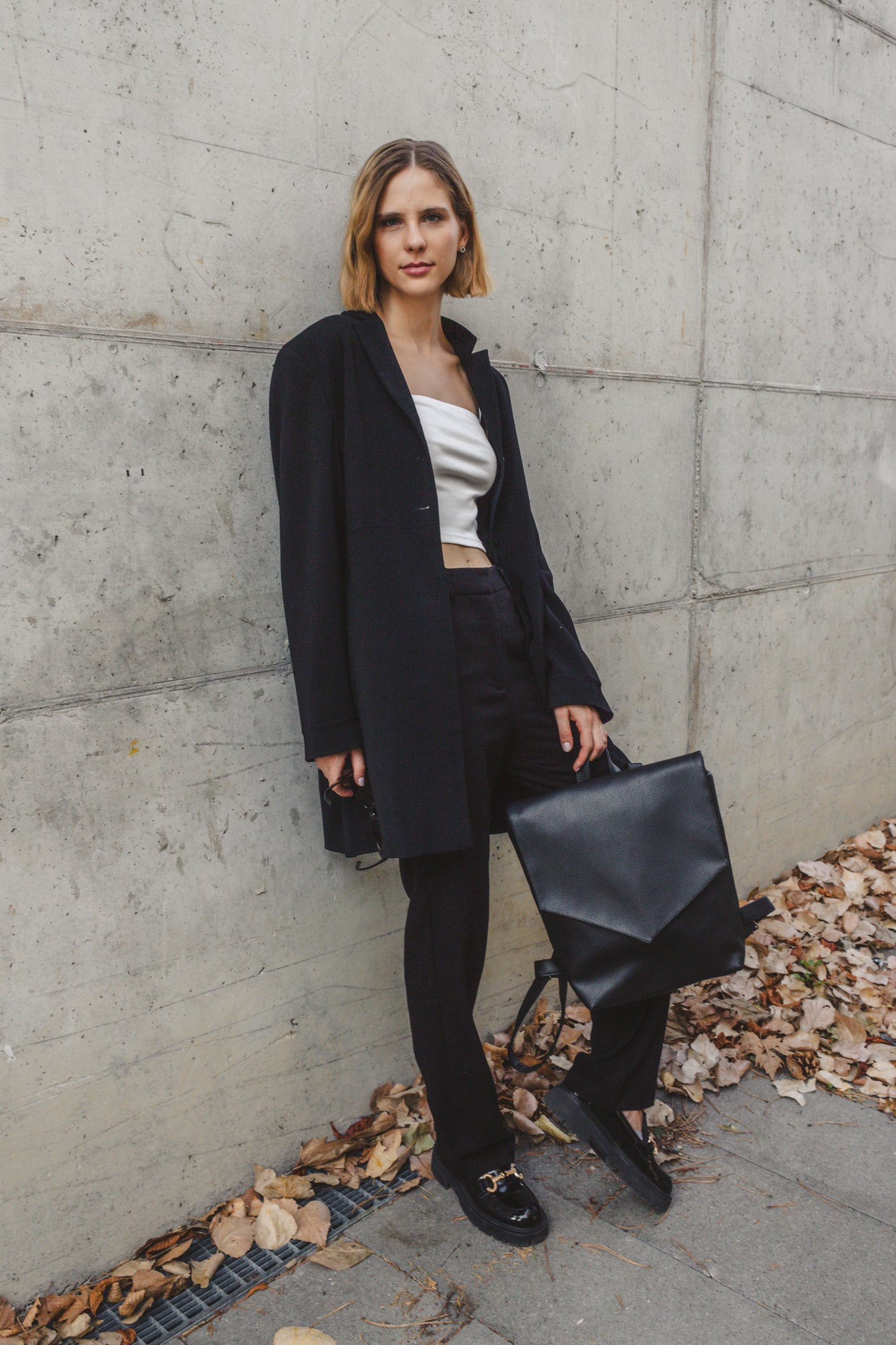 LINE Black Backpack