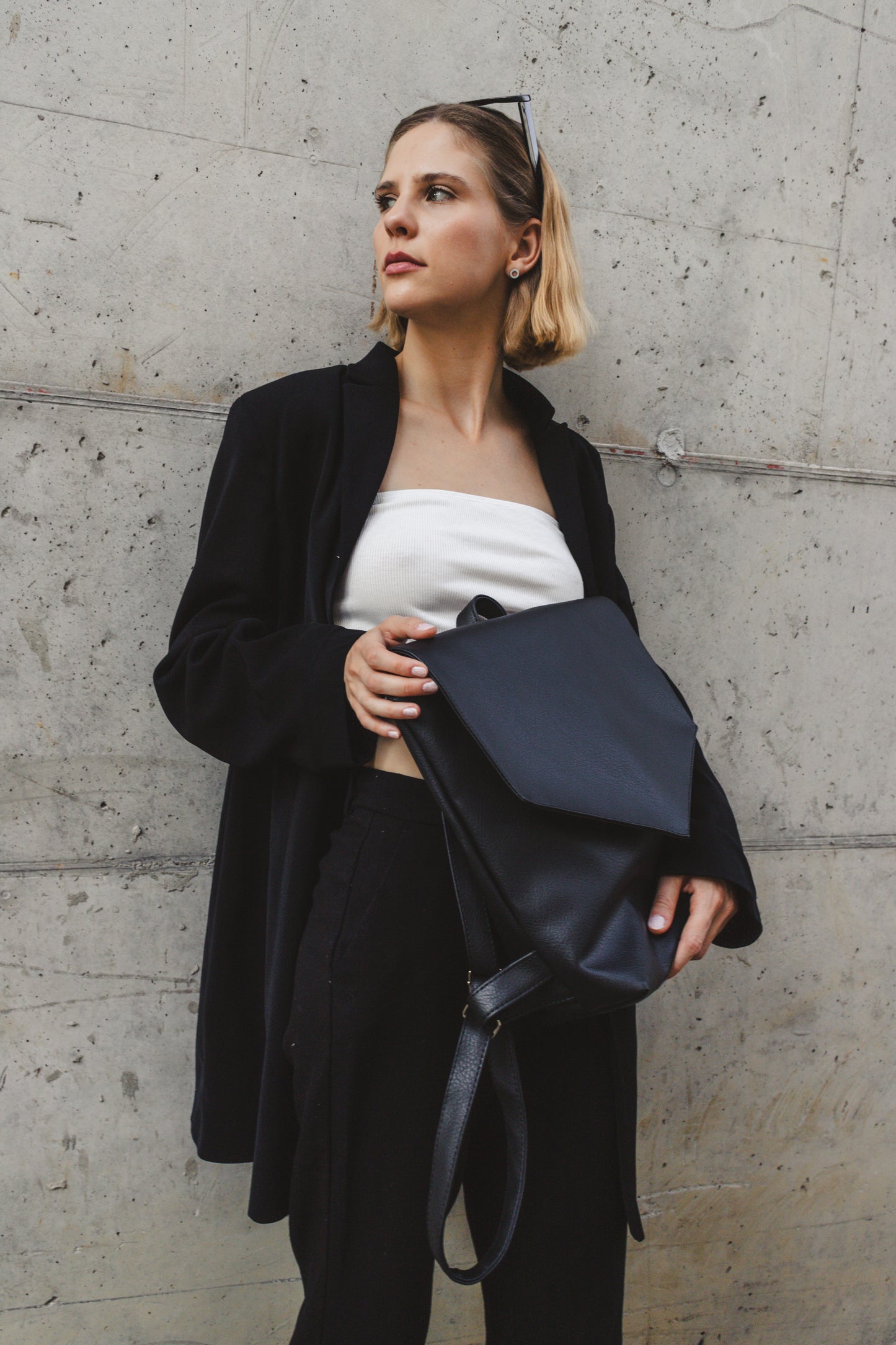 LINE Black Backpack
