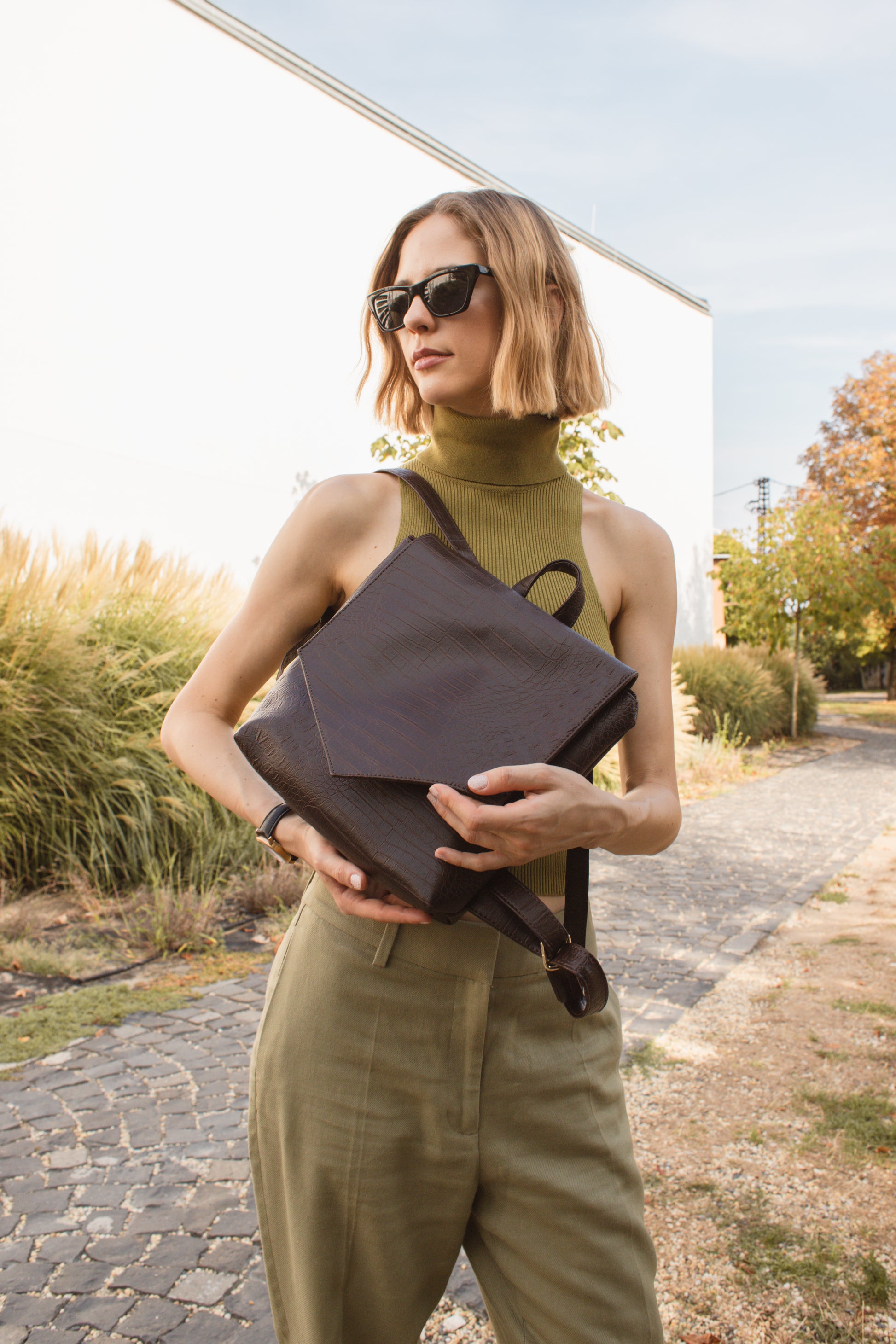 LOTUS Croc Mini Backpack - zoe & co