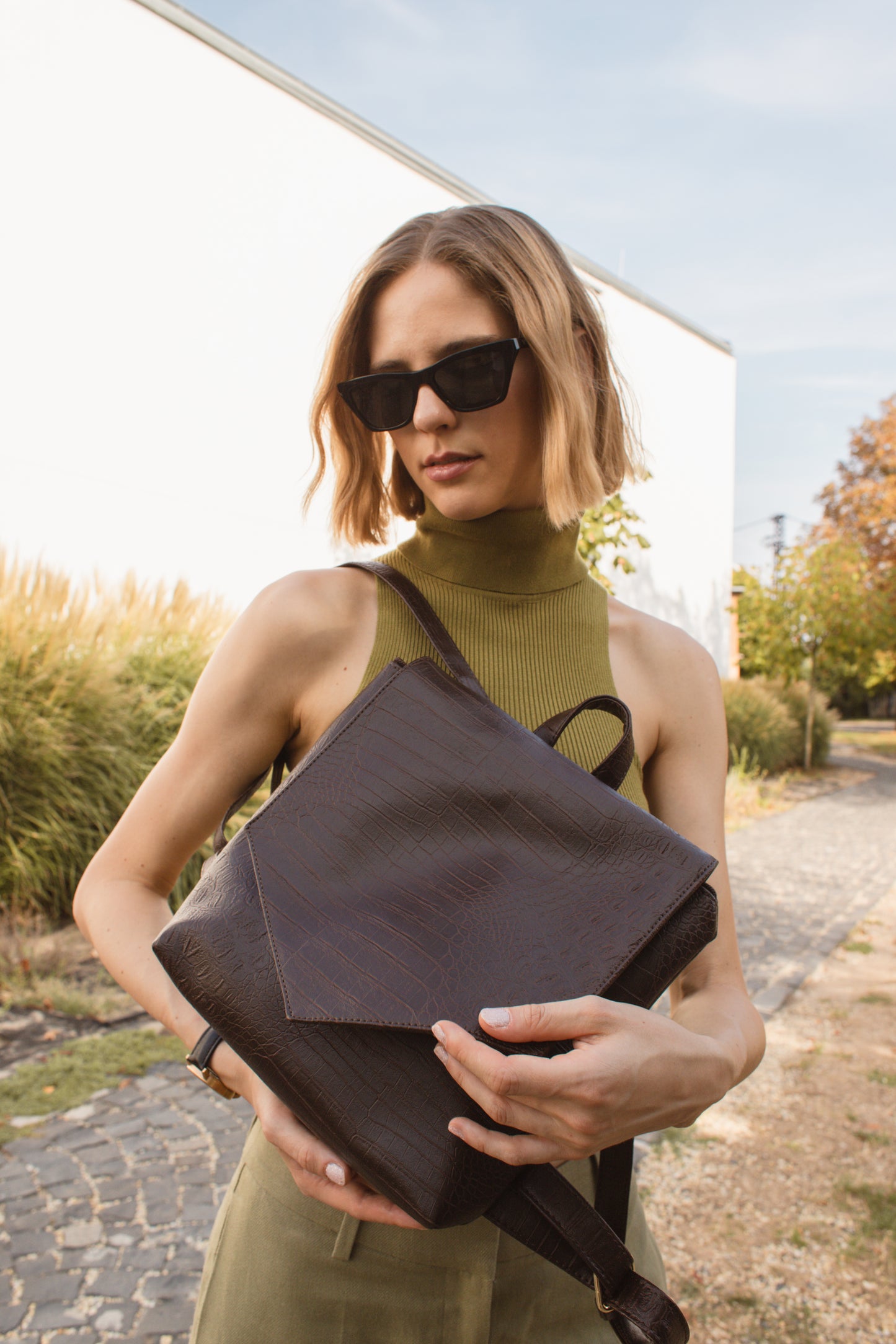 LOTUS Croc Mini Backpack - zoe & co