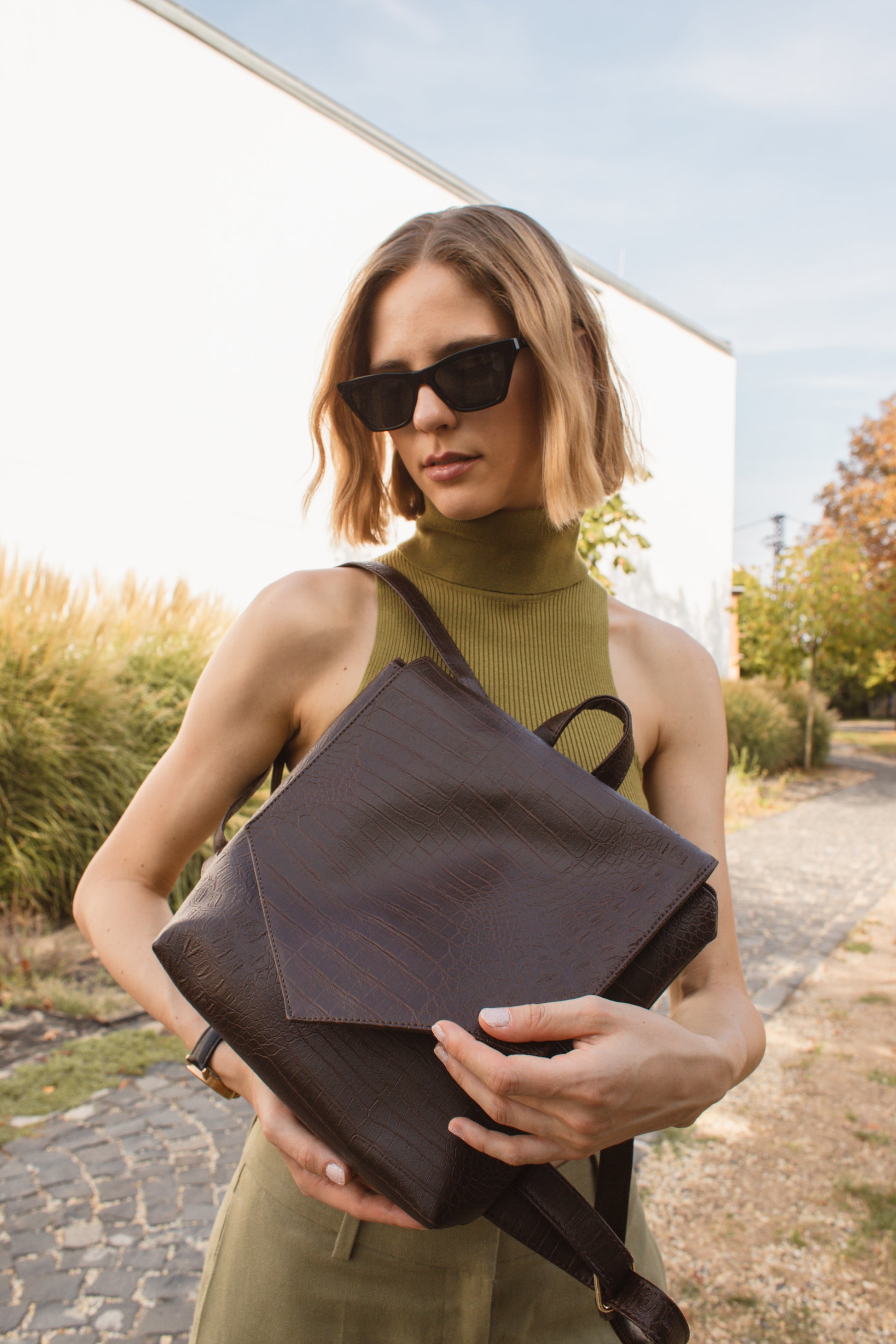 LOTUS Croc Mini Backpack - zoe & co