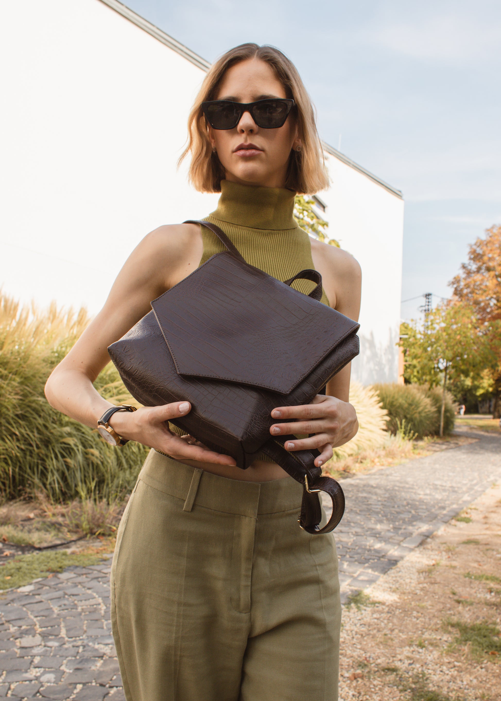 LOTUS Croc Mini Backpack - zoe & co