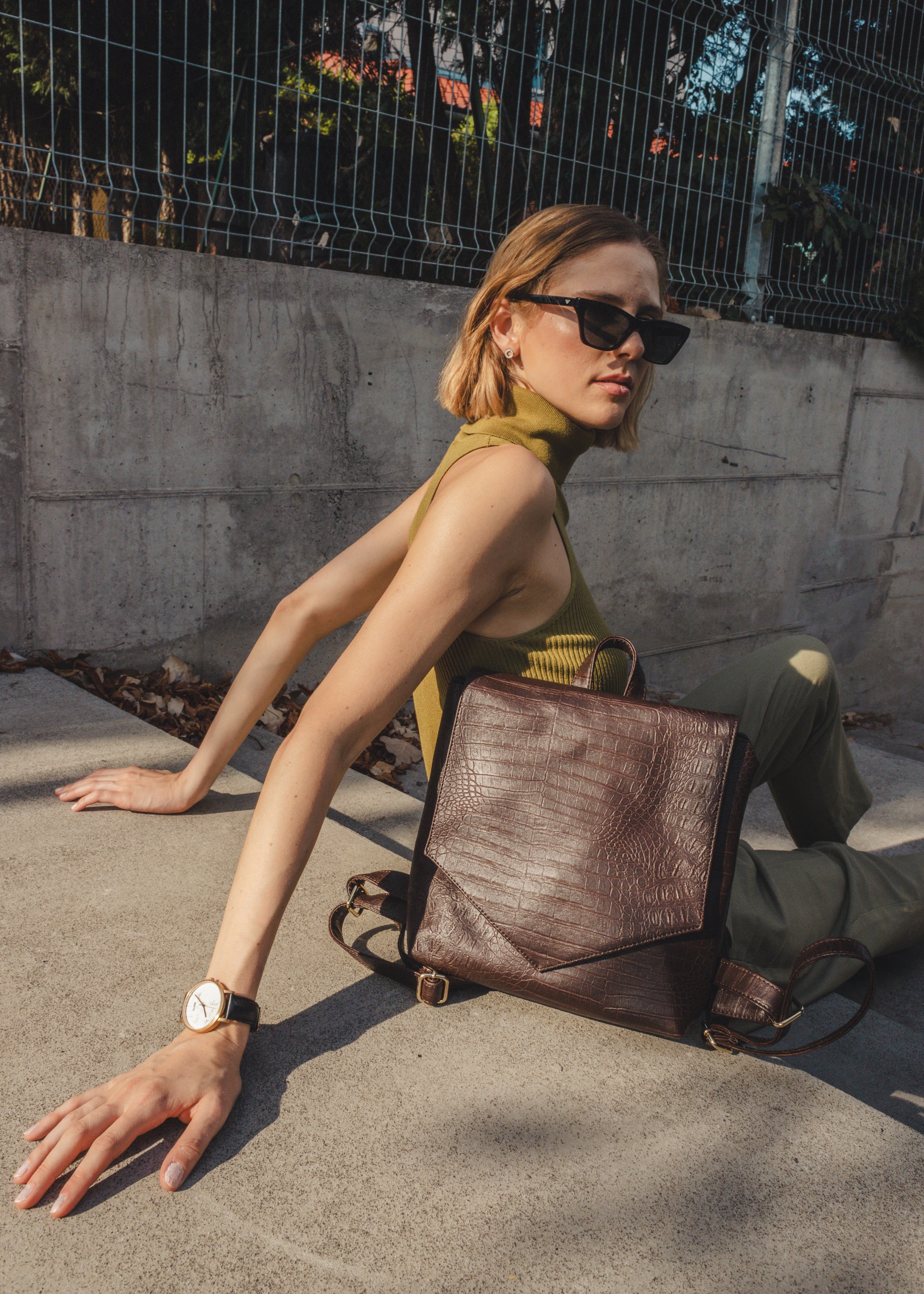 LOTUS Croc Mini Backpack - zoe & co