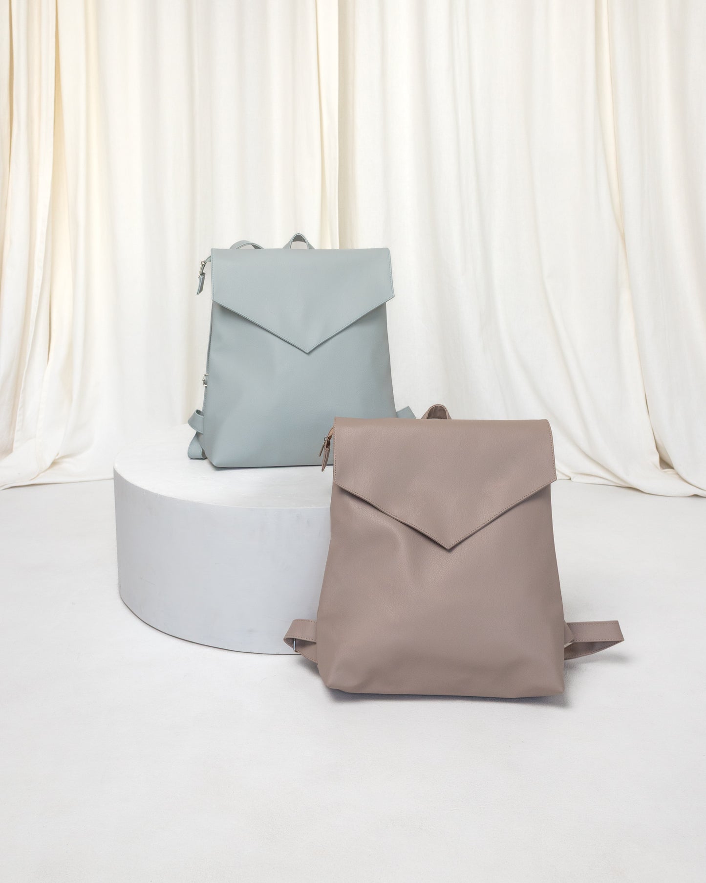 MAXIME Tan Large Elegant Backpack - zoe & co