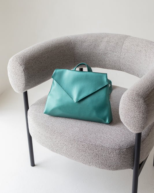 BELLA Metallic-Green Shoulder Bag - zoe & co