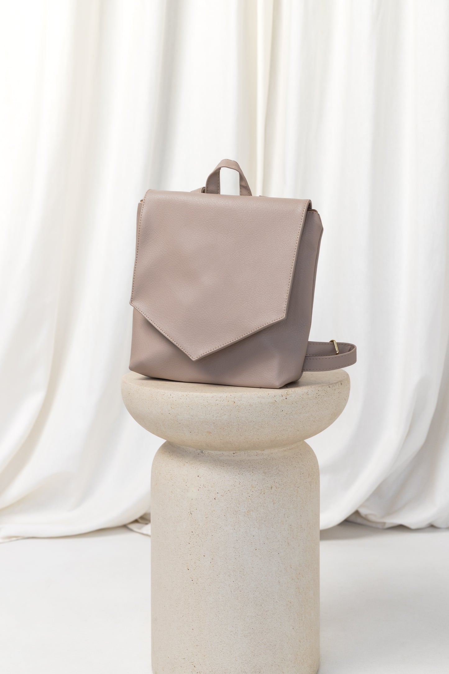 LOTUS Tan Mini Backpack - zoe & co