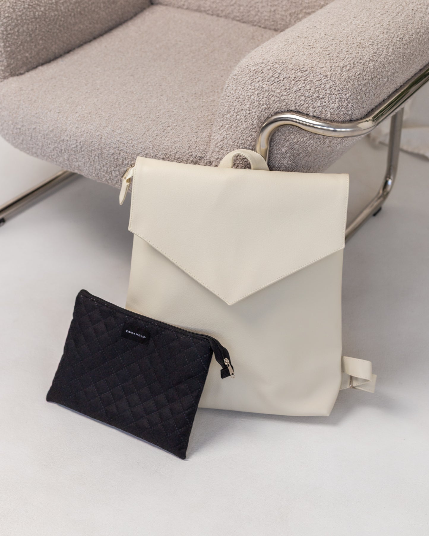 MAXIME Sepia Large Elegant Backpack - zoe & co