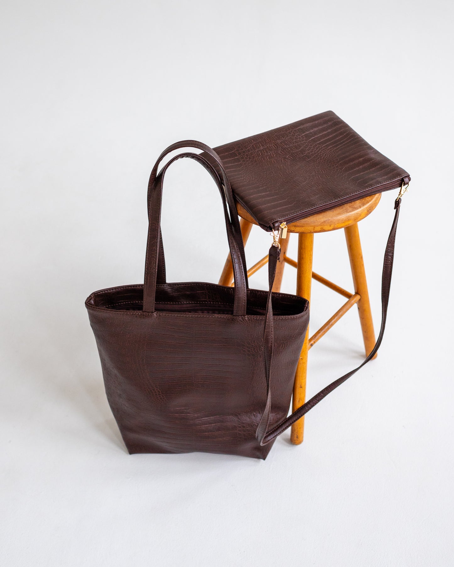 IRIS Croc Tote Bag Combo - zoe & co