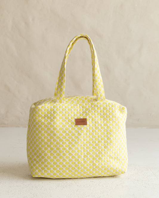 CABAS Yellow Weekender Bag - 1 piece only