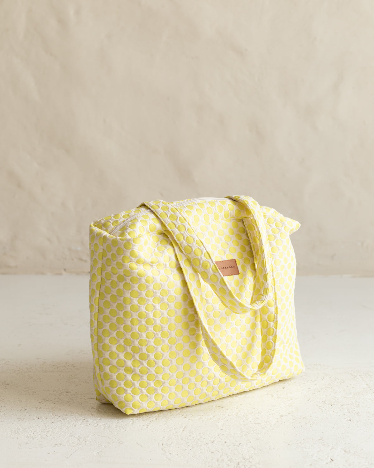 CABAS Yellow Weekender Bag - 1 piece only