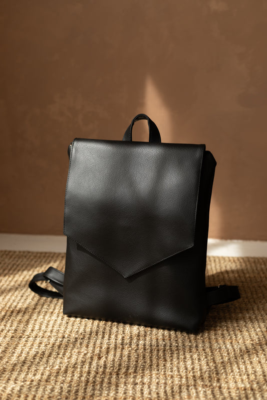 ATTACHÉ Black Backpack