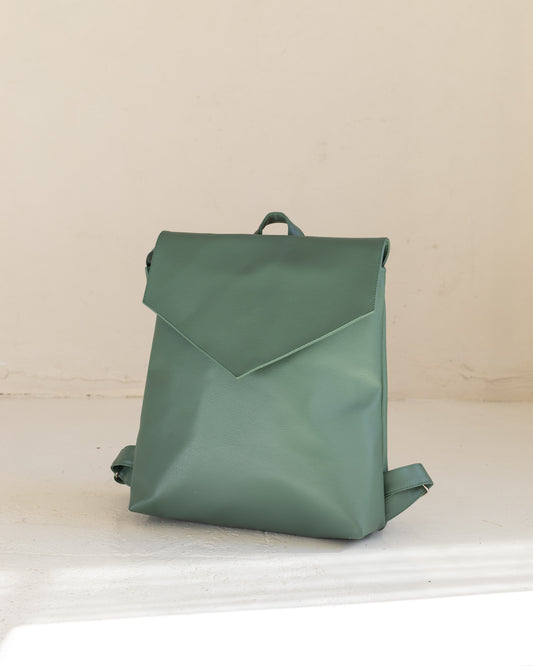 MAXIME Sage Large Elegant Backpack - zoe & co
