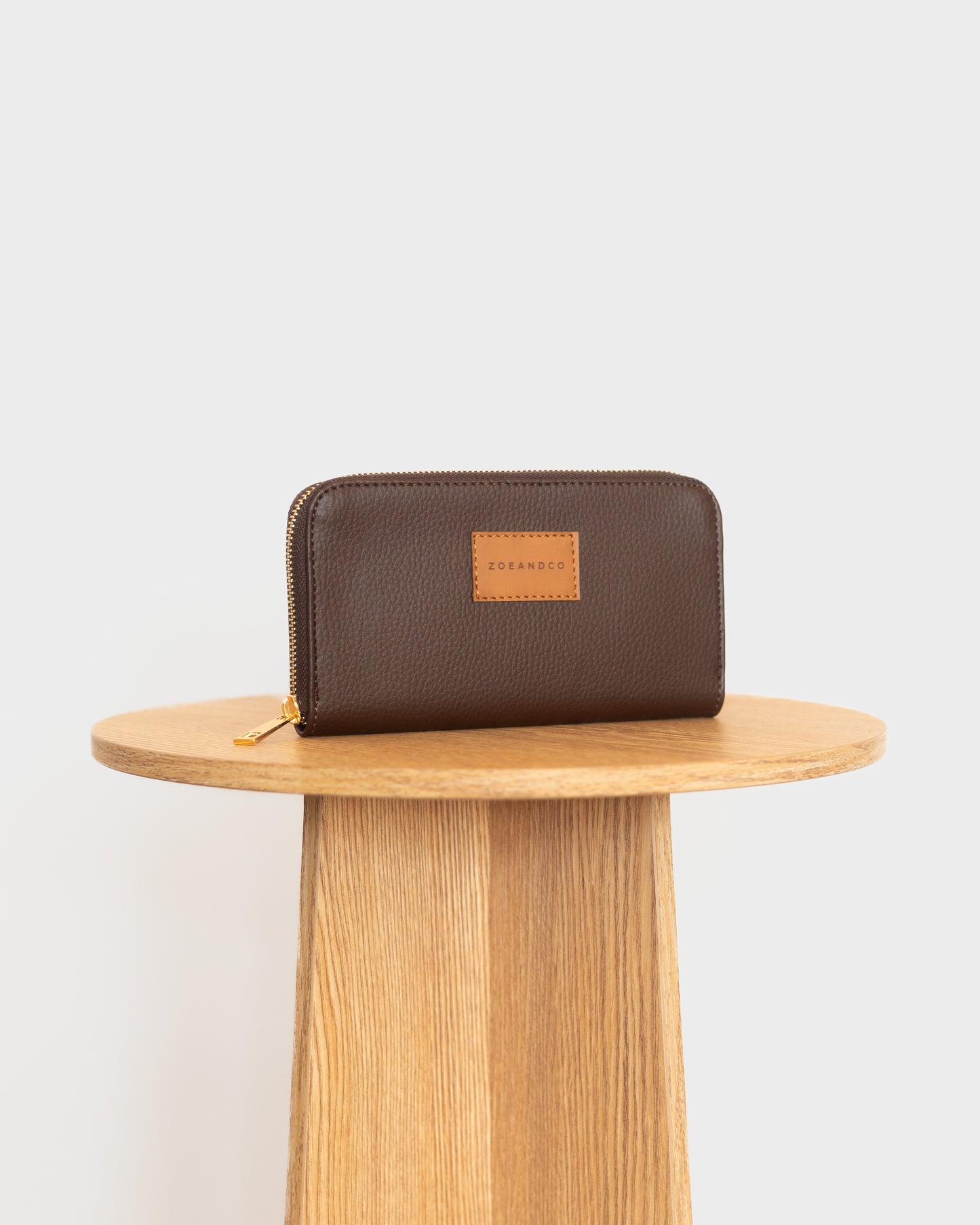 CARRÉ Long Wallet Mokka
