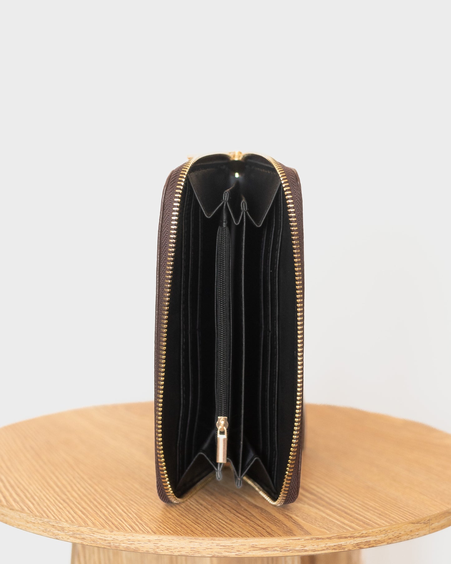 CARRÉ Long Wallet Mokka