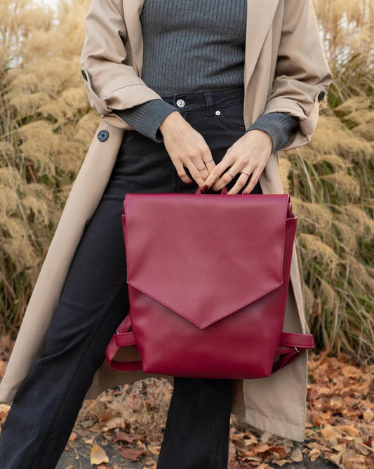 LINE Merlot Backpack - zoe & co