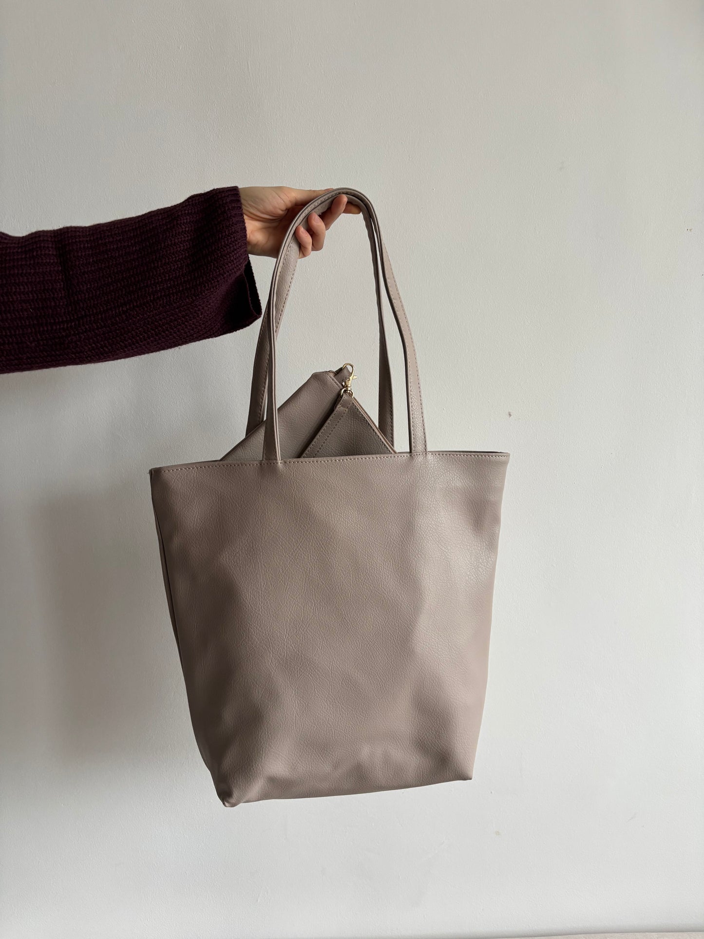 IN STOCK - IRIS Tan Tote Bag Combo