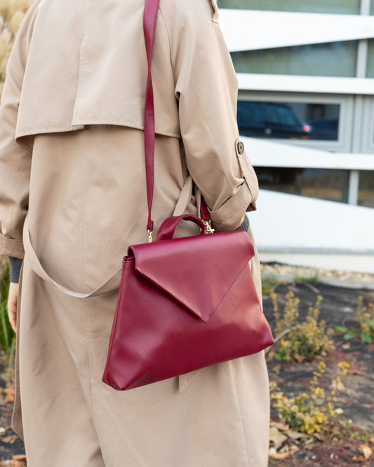 BELLA Merlot Shoulder Bag