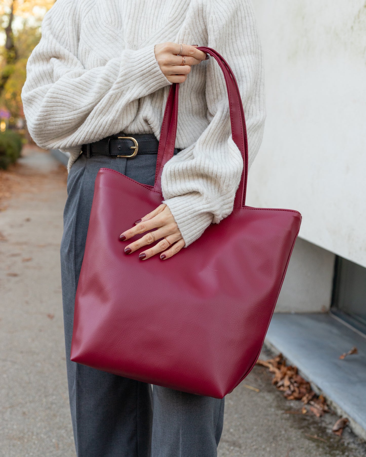 IRIS Merlot Tote Bag Combo