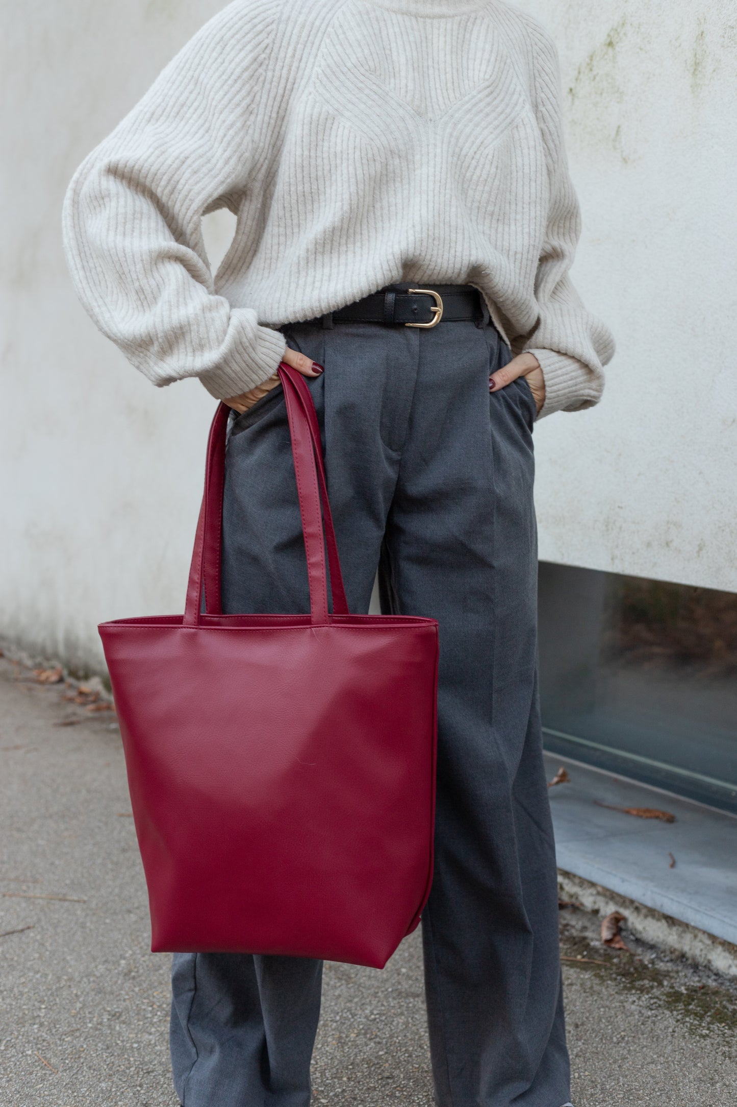 IRIS Merlot Tote Bag Combo