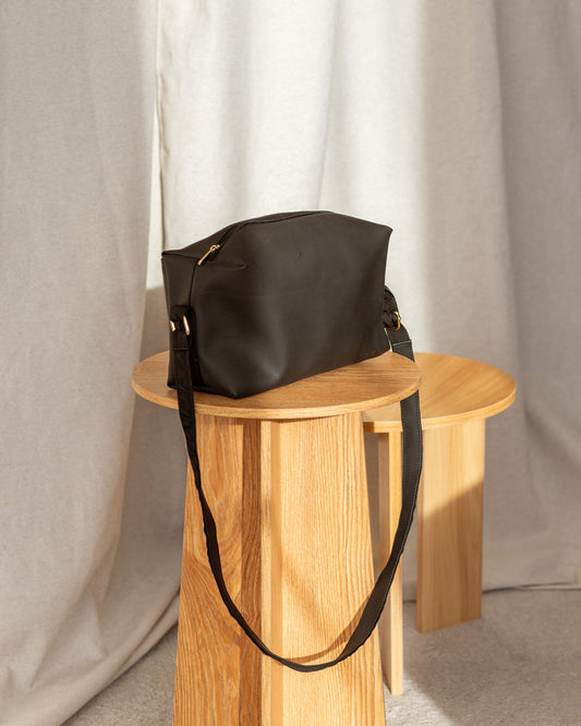 Soft Black Shoulder Bag OUTLET