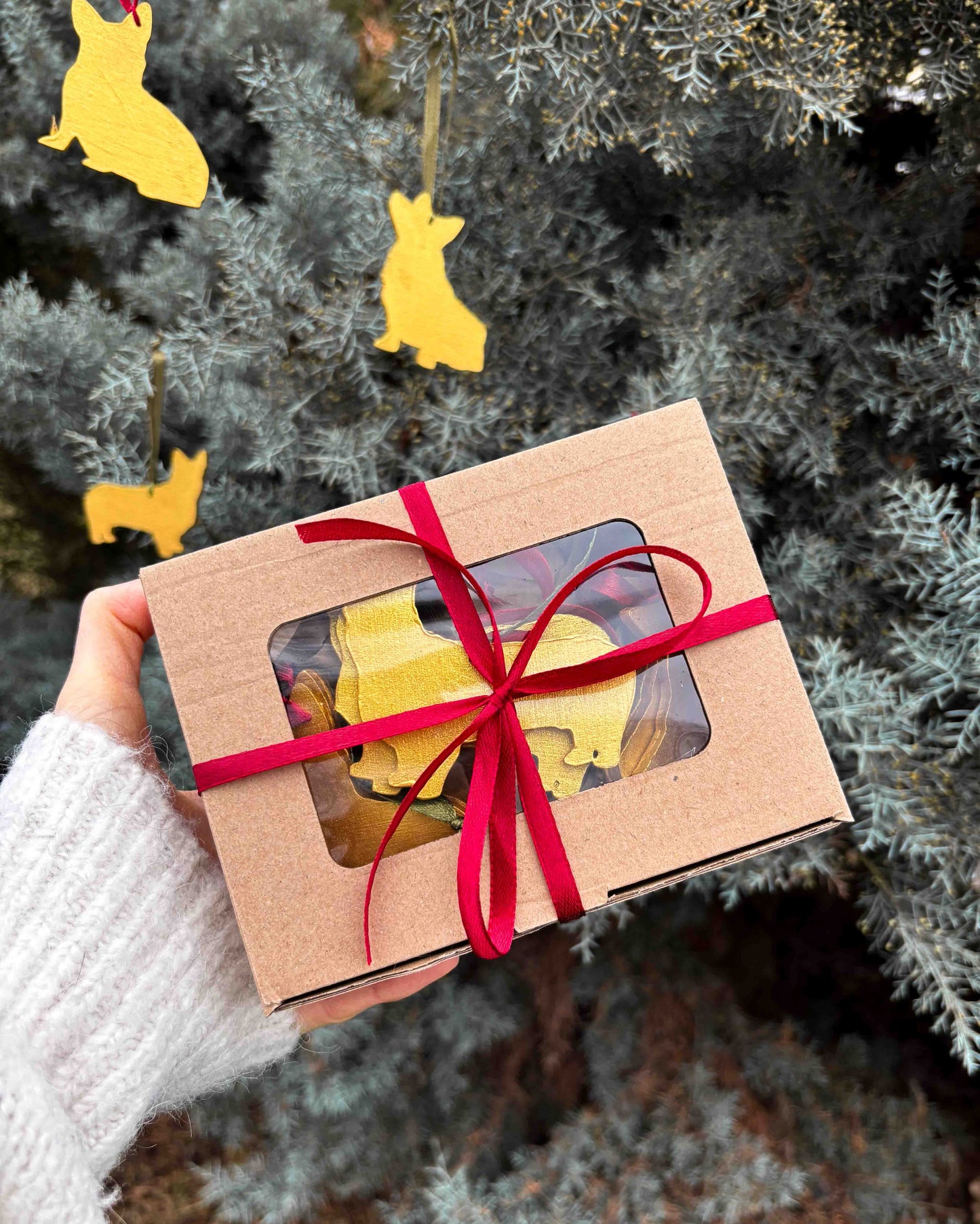 IN STOCK - Corgi Christmas Ornaments Box