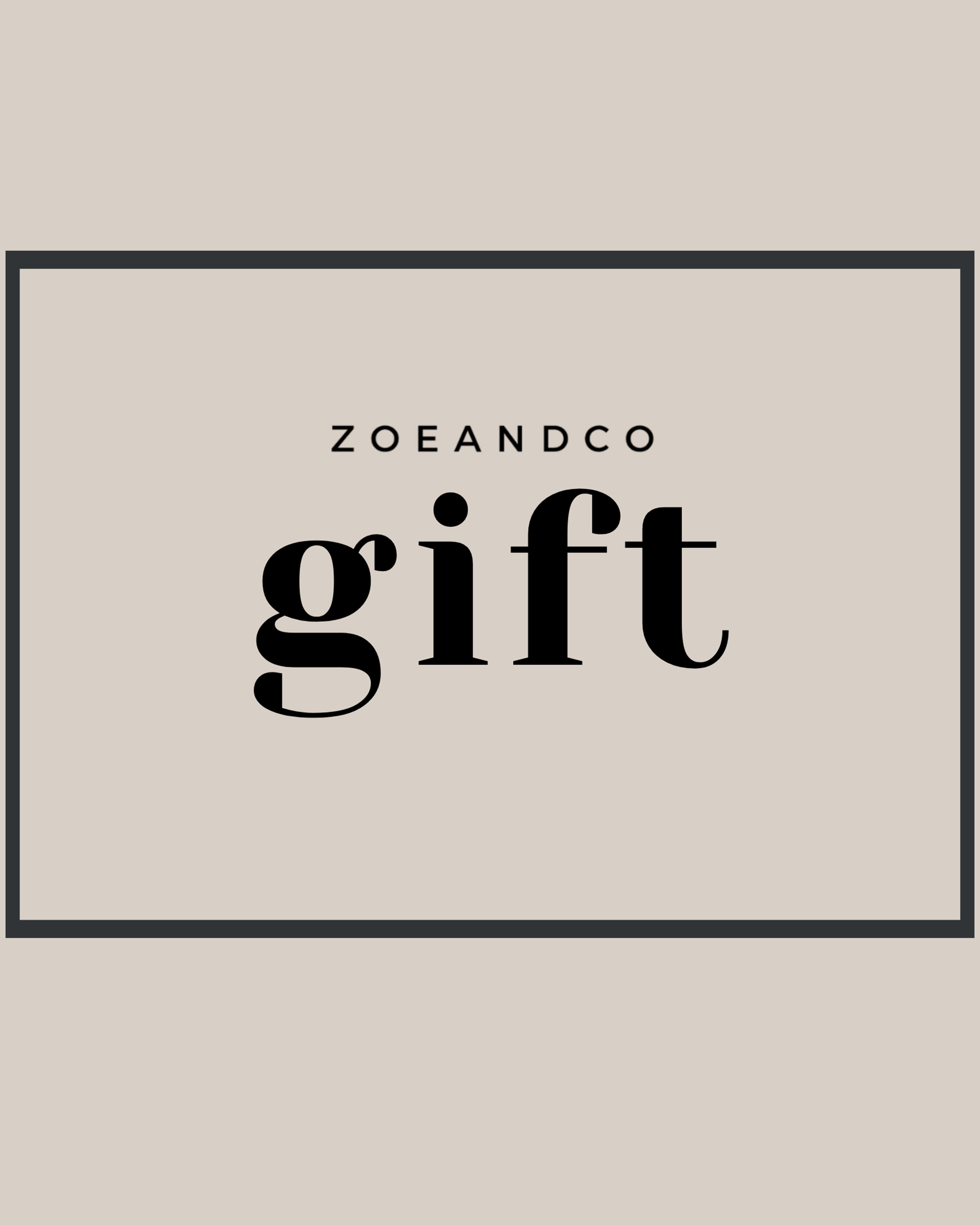 All Zoe Co   Giftcard 