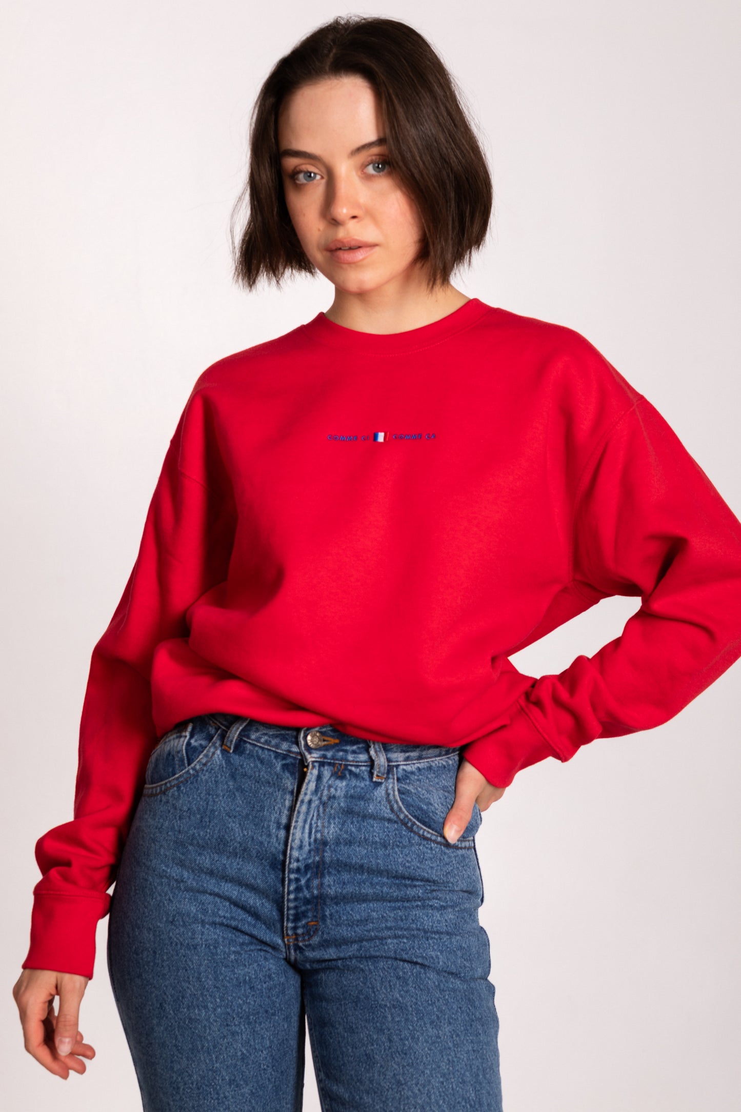 IN STOCK - JSYT Comme ci Comme ça Red Sweater - zoe & co