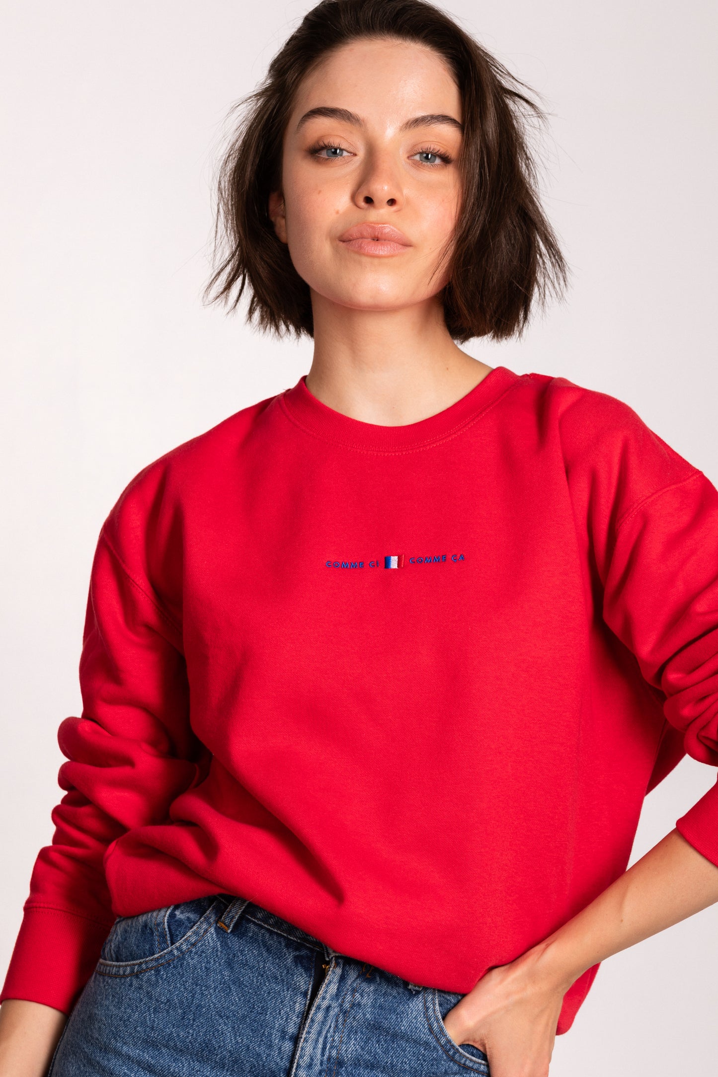 IN STOCK - JSYT Comme ci Comme ça Red Sweater - zoe & co