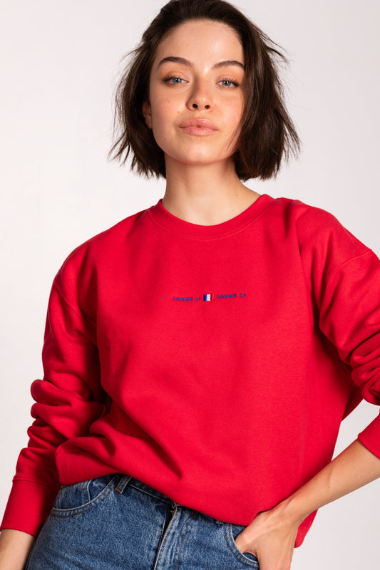 IN STOCK - JSYT Comme ci Comme ça Red Sweater - zoe & co