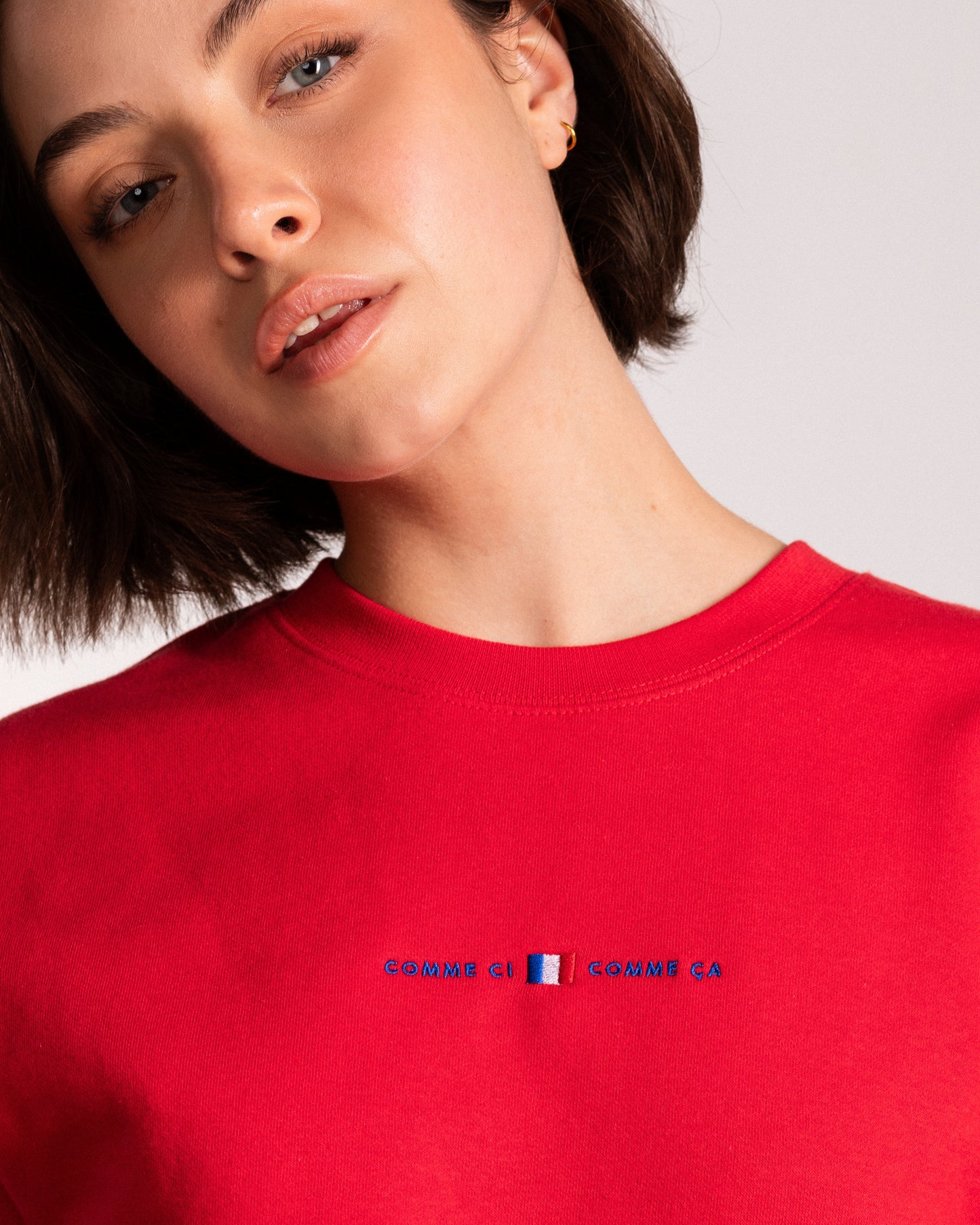 IN STOCK - JSYT Comme ci Comme ça Red Sweater - zoe & co