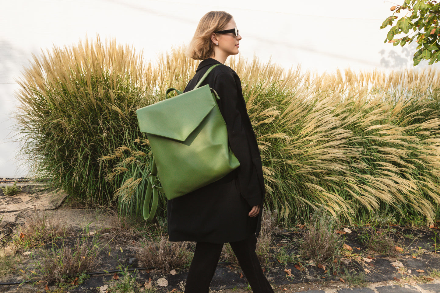 MAXIME Matcha Large Elegant Backpack