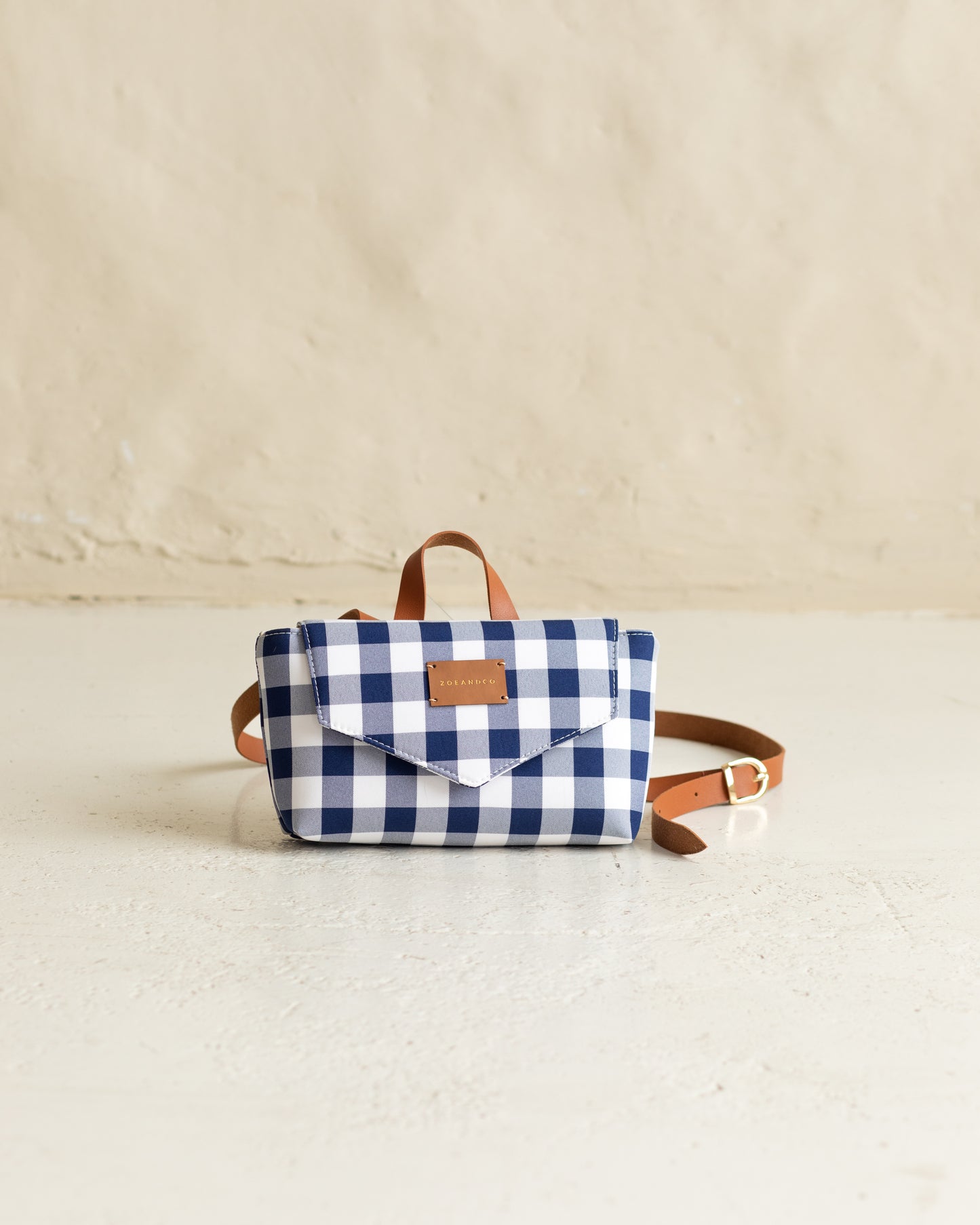 COPINE Shoulder Bag Plaid - zoe & co