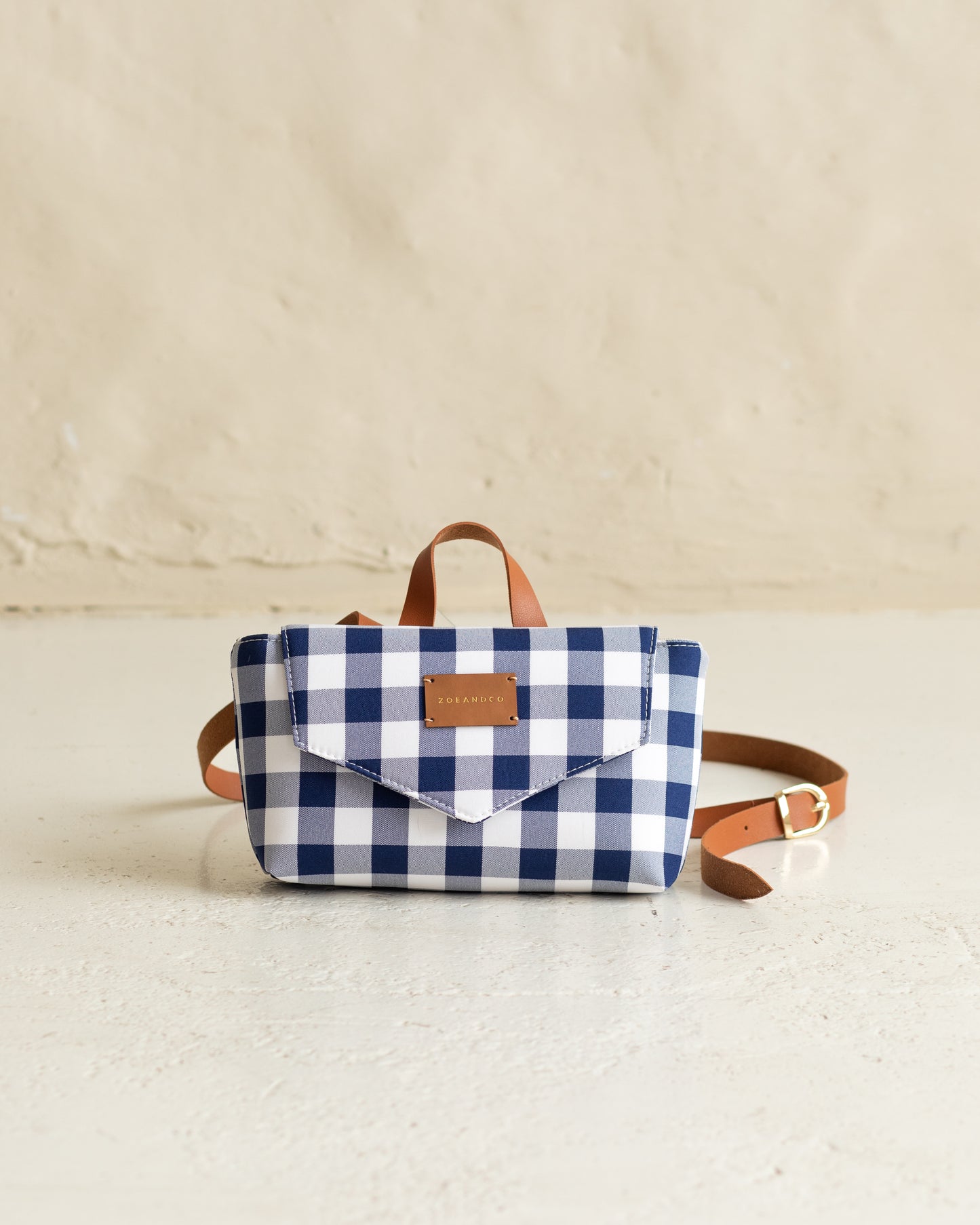 COPINE Shoulder Bag Plaid - zoe & co