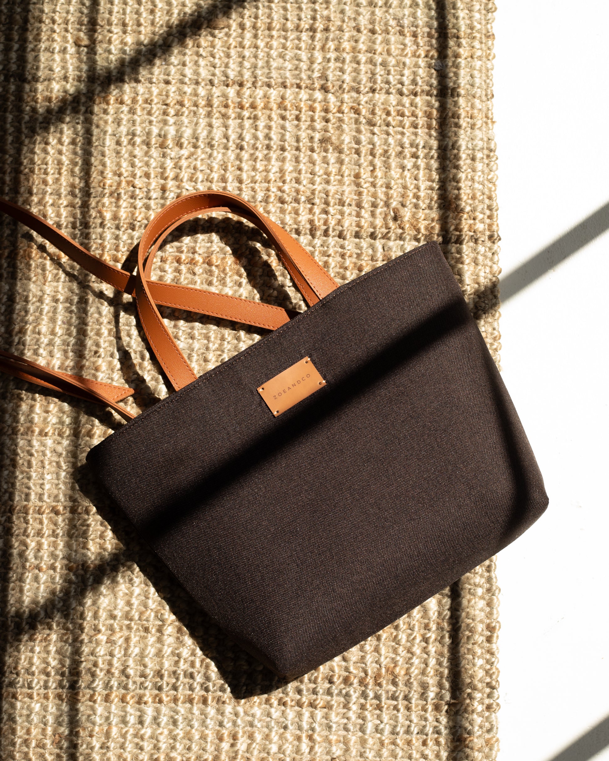 PANIER Handbag Dark Brown - zoe & co