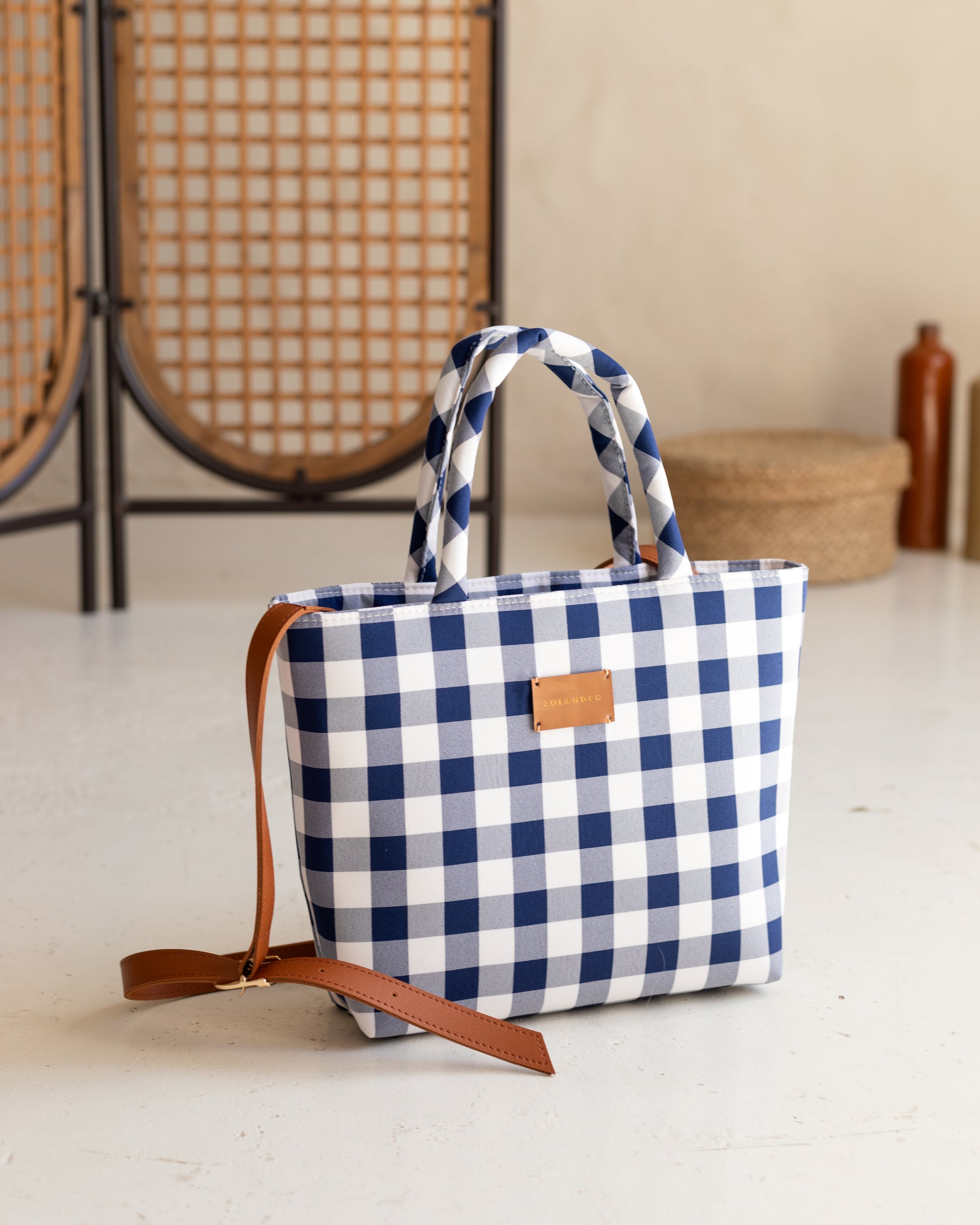 PANIER Handbag Plaid - zoe & co