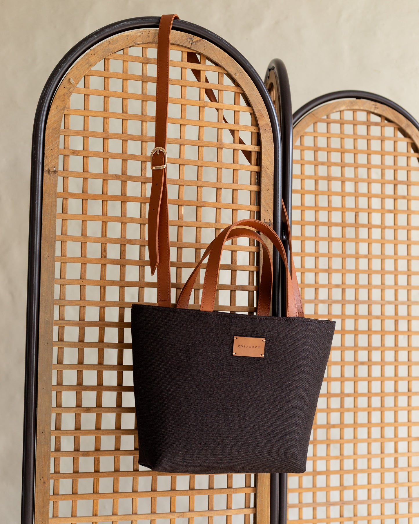 PANIER Handbag Dark Brown - zoe & co