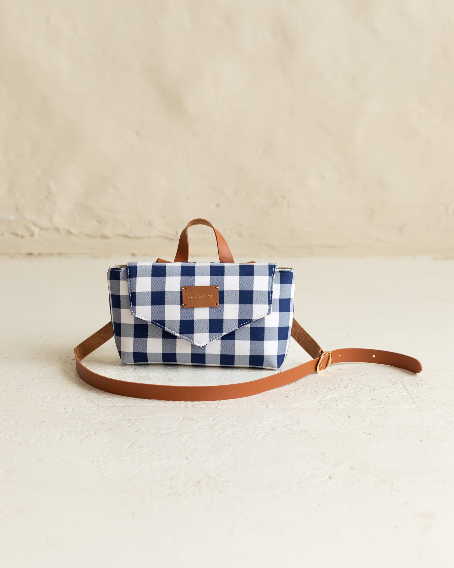 COPINE Shoulder Bag Plaid - zoe & co