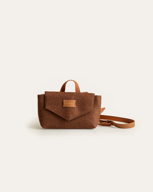 COPINE Shoulder Bag Rust Brown