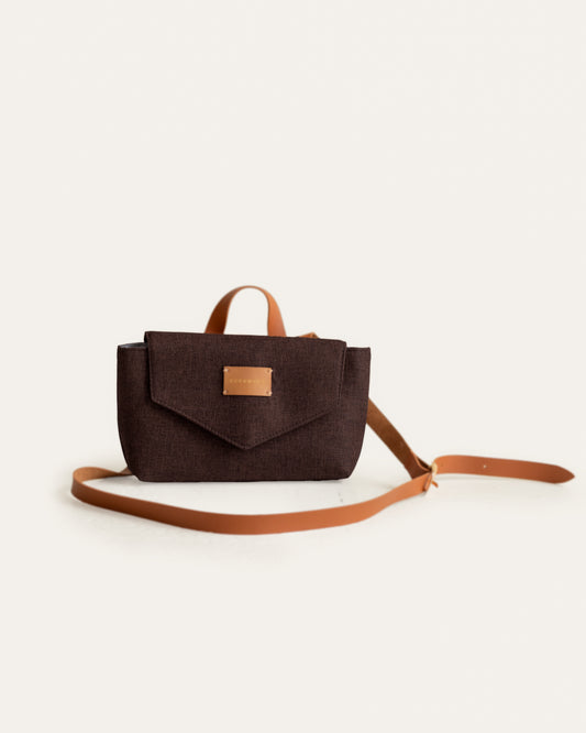 COPINE Shoulder Bag Dark Brown