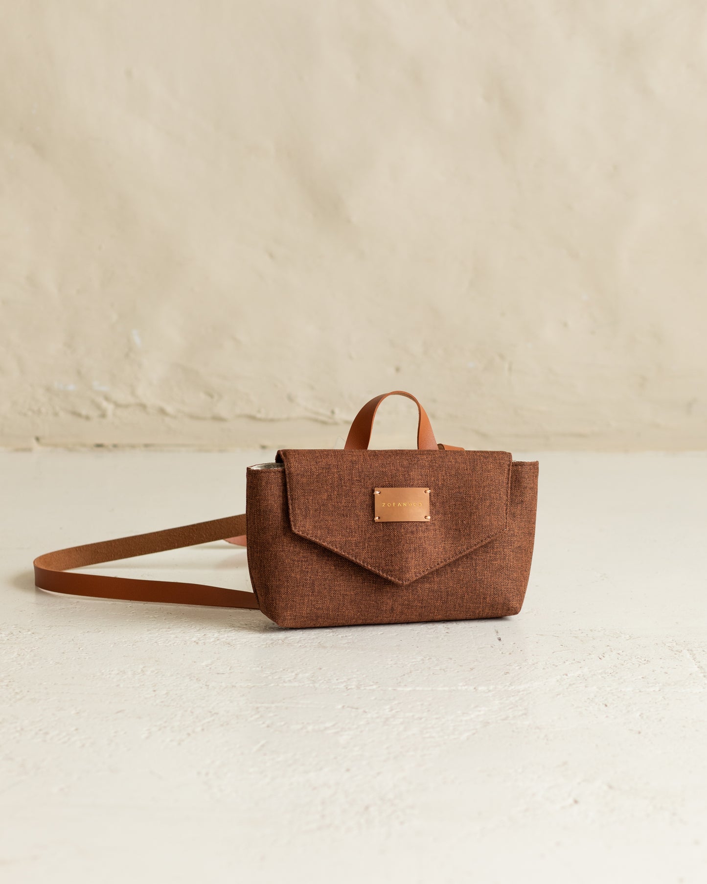 COPINE Shoulder Bag Rust Brown - zoe & co