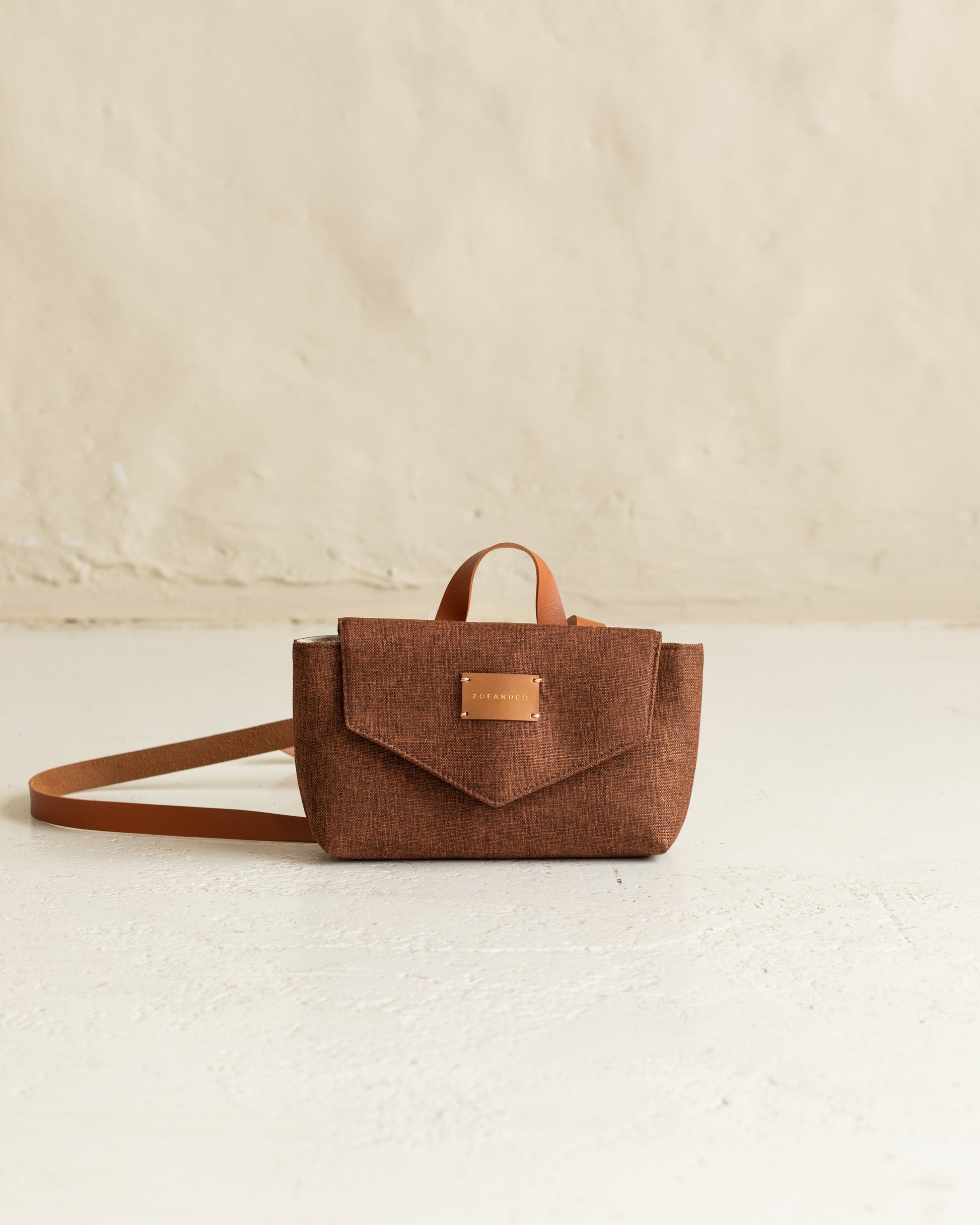 COPINE Shoulder Bag Rust Brown - zoe & co