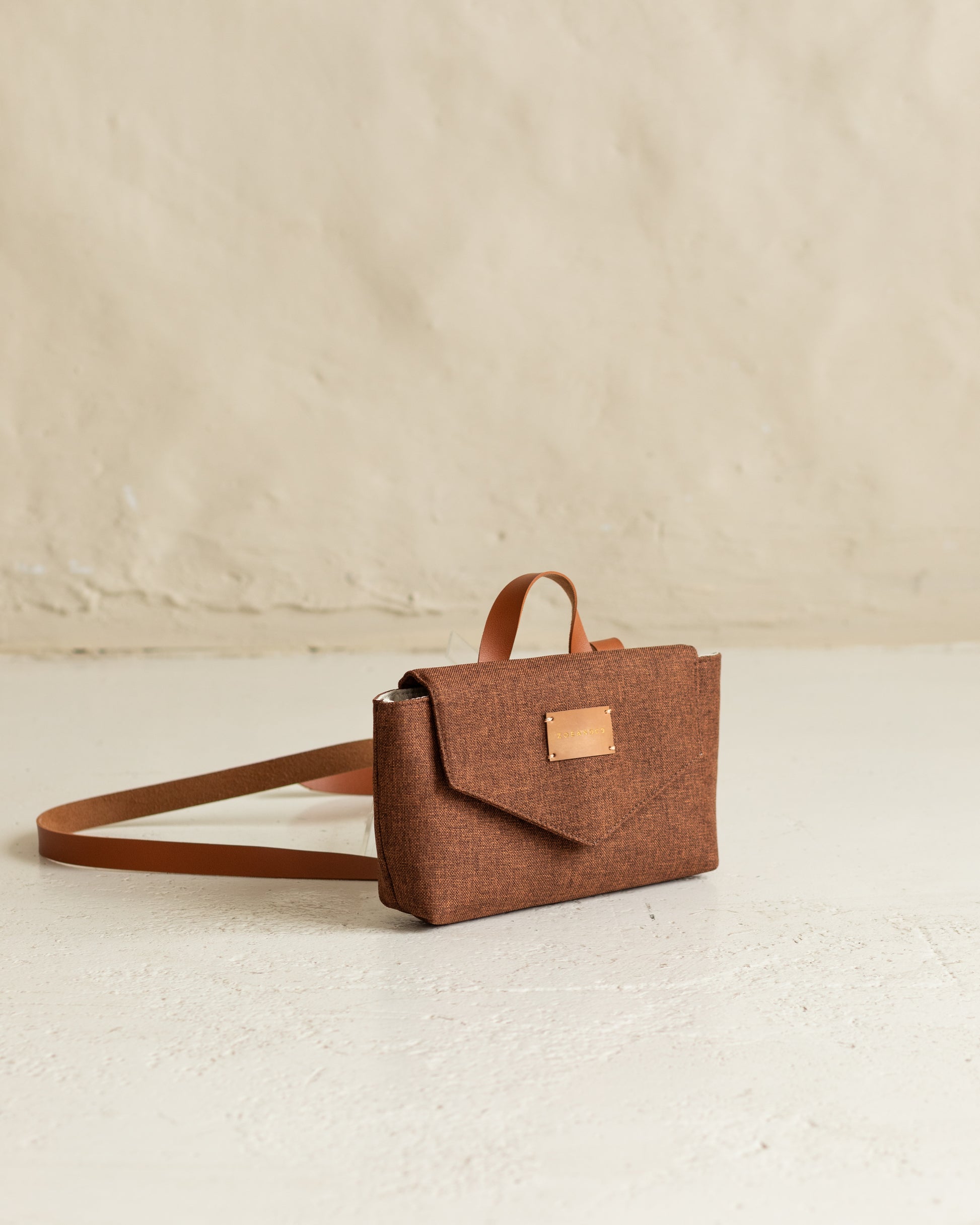 COPINE Shoulder Bag Rust Brown - zoe & co