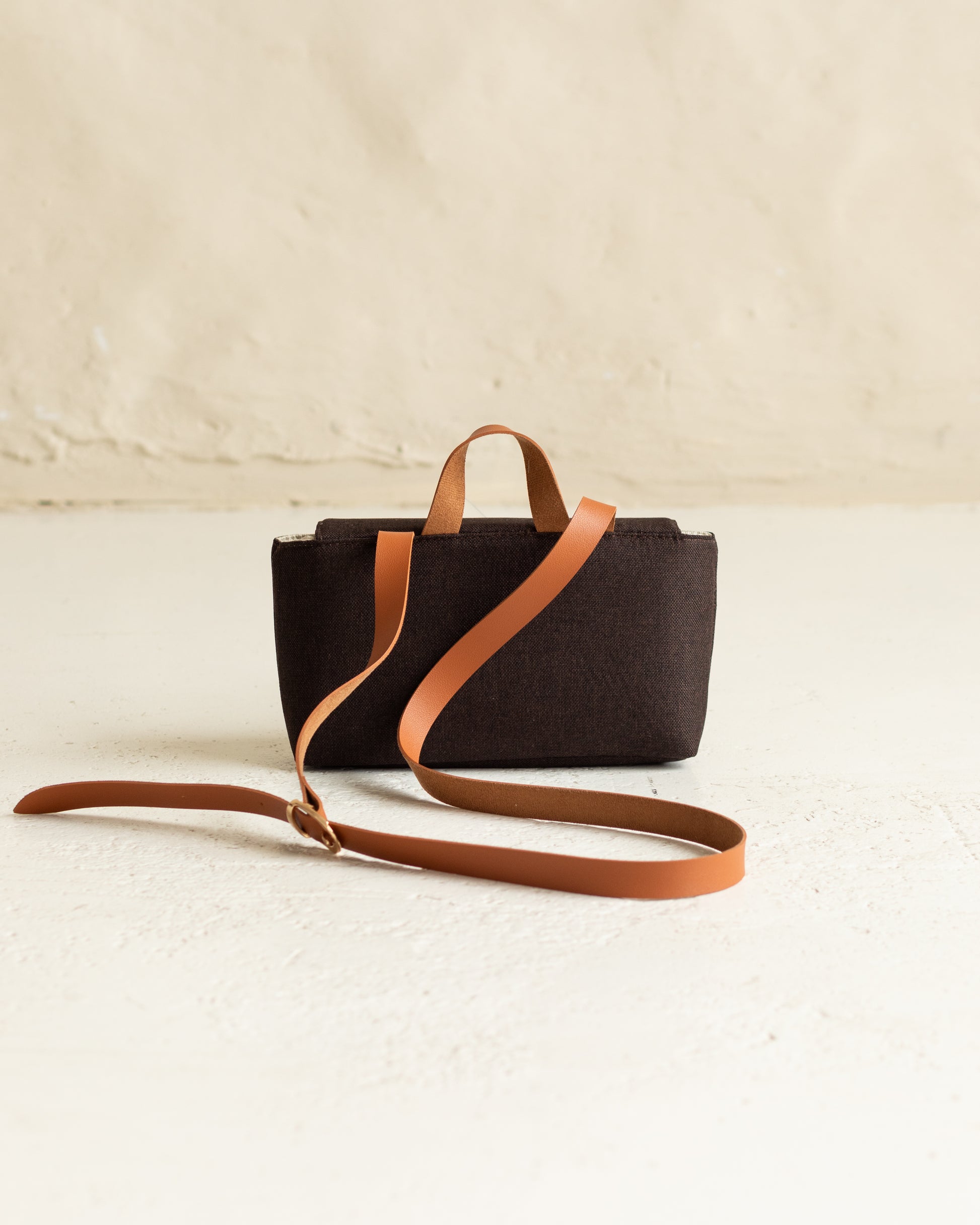 COPINE Shoulder Bag Dark Brown - zoe & co