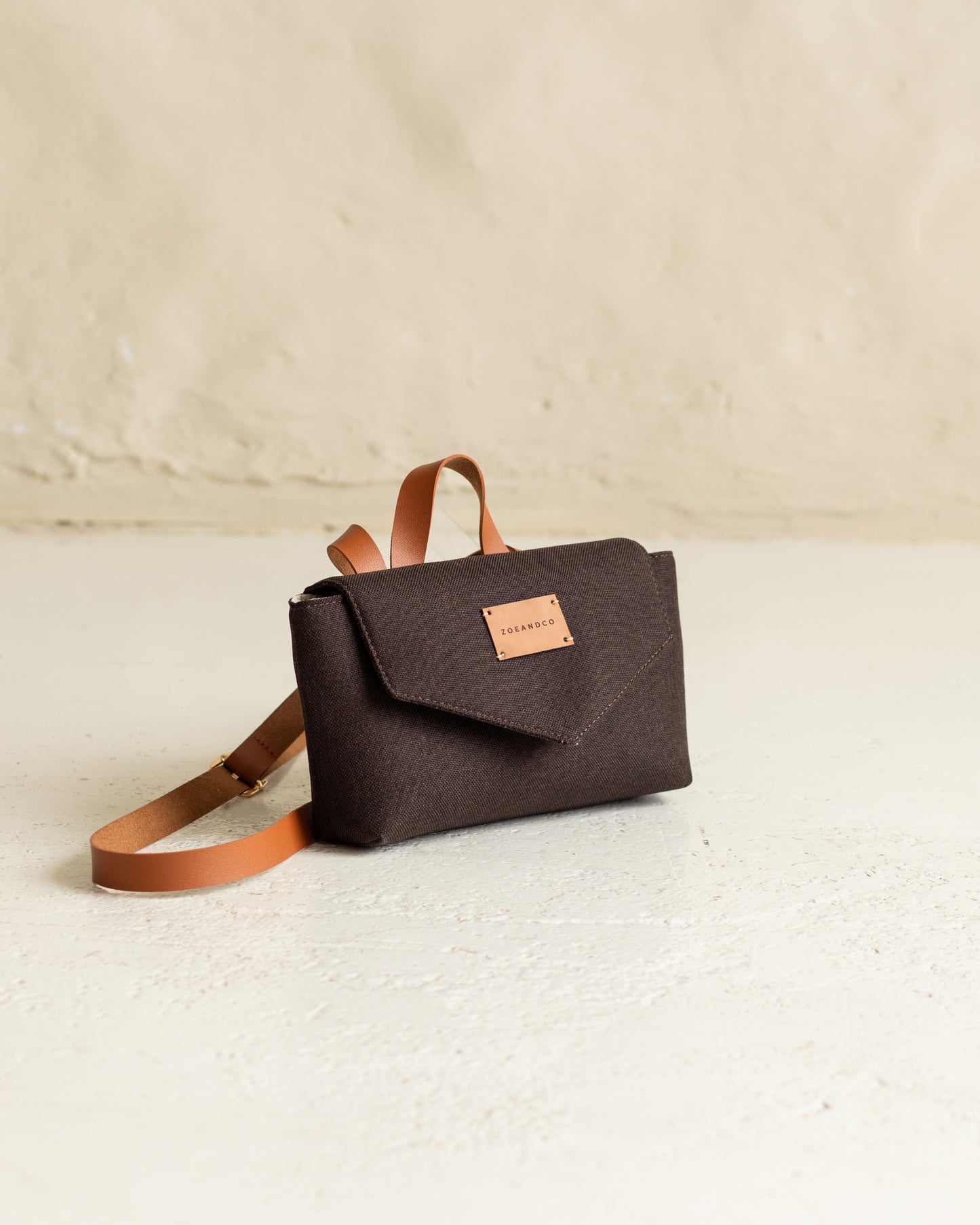 COPINE Shoulder Bag Dark Brown - zoe & co