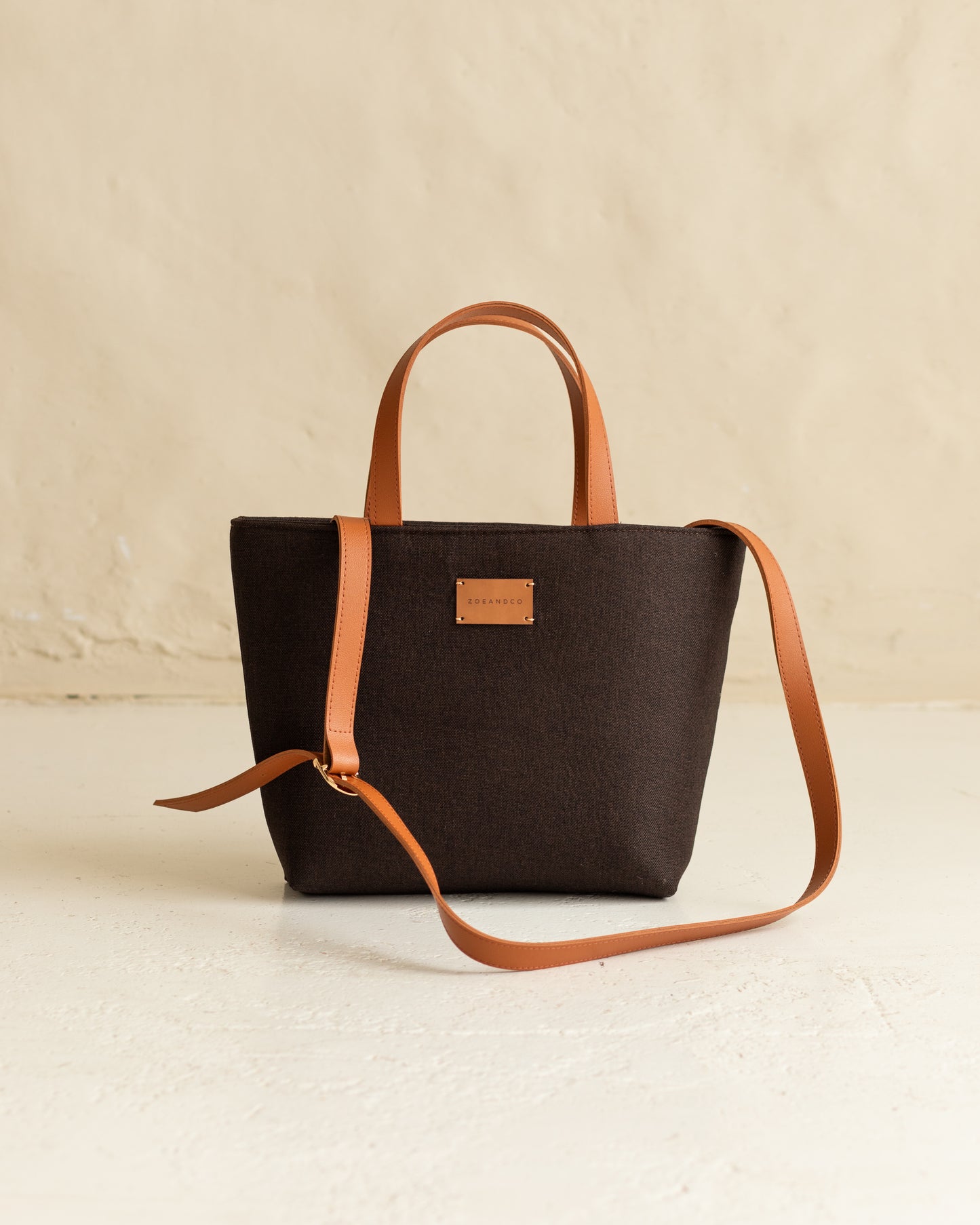 PANIER Handbag Dark Brown - zoe & co